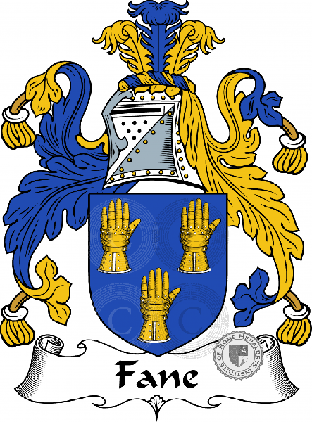 Wappen der Familie Fane