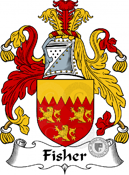 Coat of arms of family Fisher