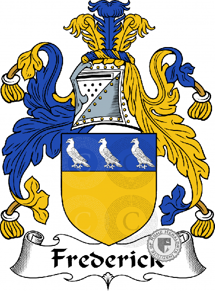 Coat of arms of family Frederick