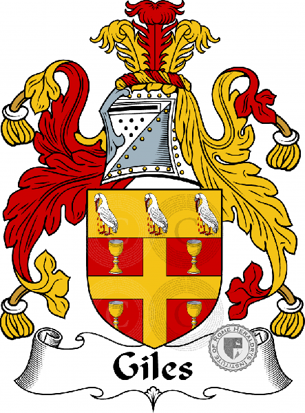 Coat of arms of family Giles