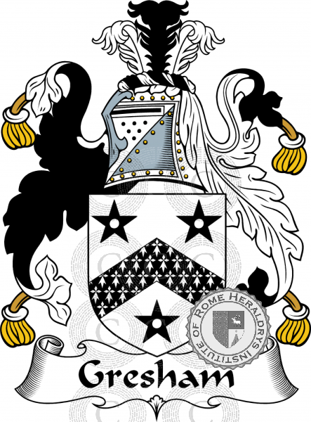 Escudo de la familia Gresham