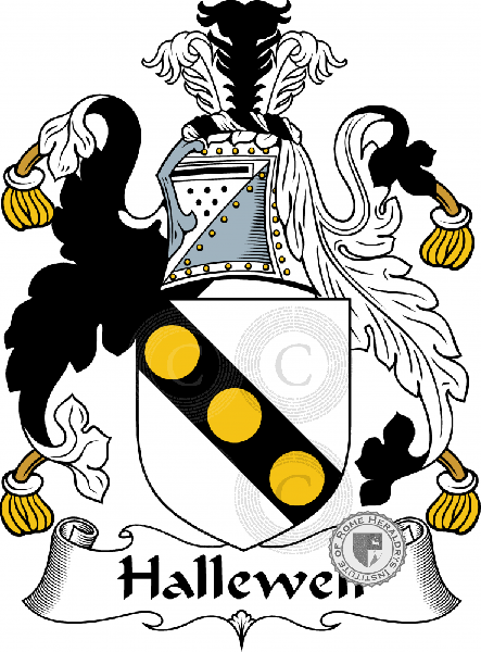 Coat of arms of family Hallewell