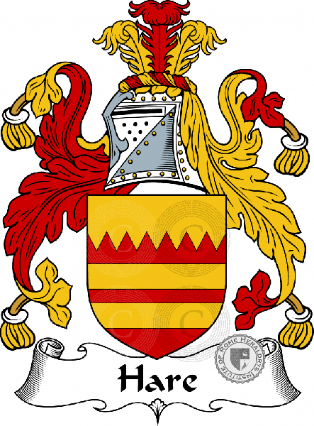 Coat of arms of family Hare