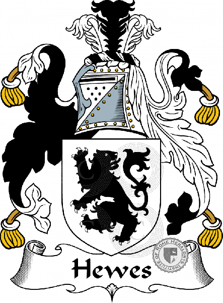 Coat of arms of family Hewes