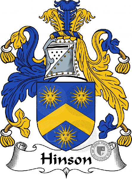 Coat of arms of family Hinson