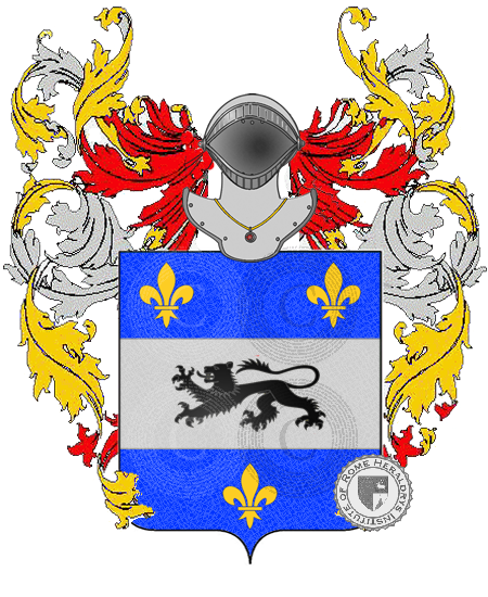 Coat of arms of family mattiotti     