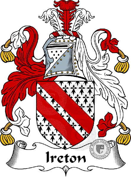 Coat of arms of family Ireton