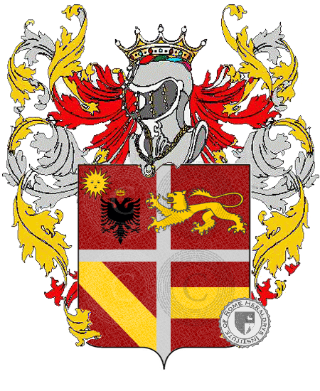 Coat of arms of family caccianini    