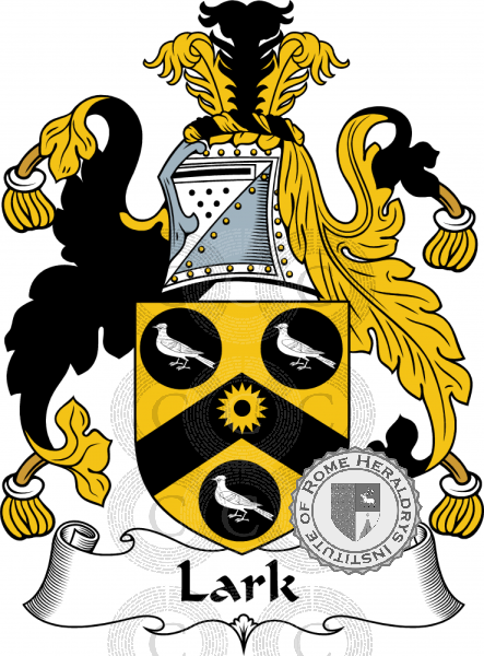 Coat of arms of family Lark