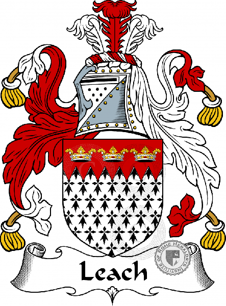 Coat of arms of family Leach