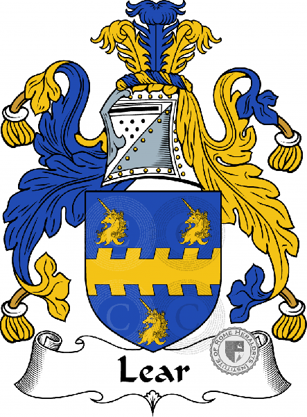 Coat of arms of family Lear