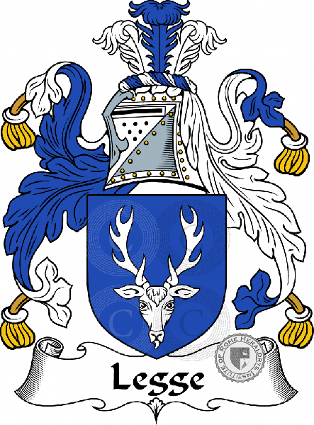 Coat of arms of family Legge