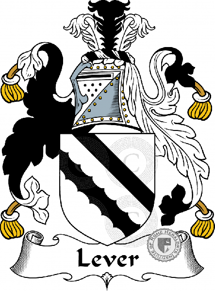 Coat of arms of family Lever
