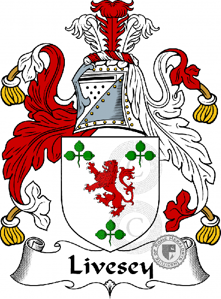 Coat of arms of family Livesey