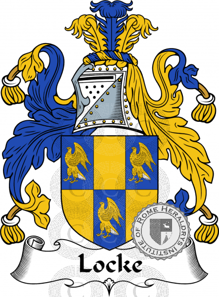 Coat of arms of family Locke