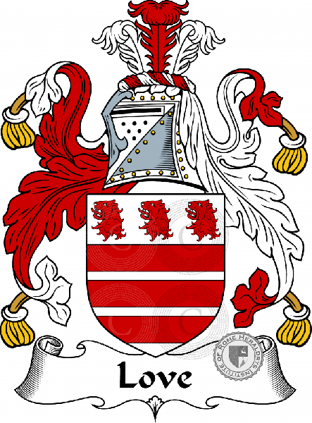 Coat of arms of family Love I
