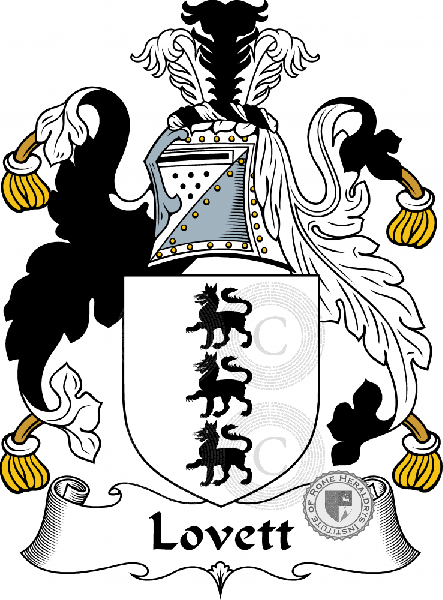 Wappen der Familie Lovet