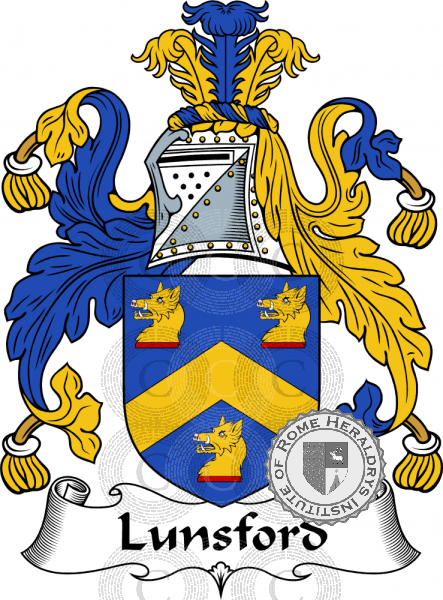 Escudo de la familia Lunsford