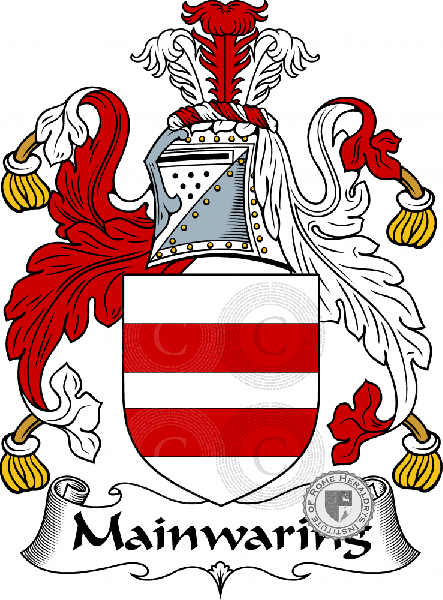 Wappen der Familie Mainwaring