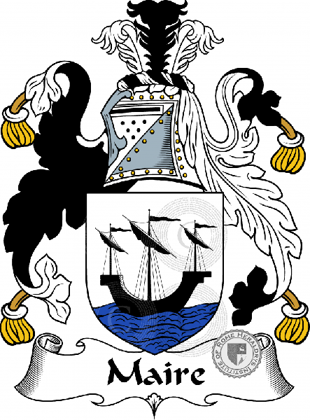 Coat of arms of family Maire