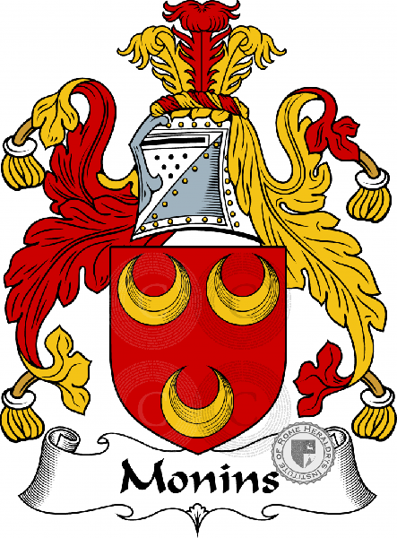 Coat of arms of family Monins