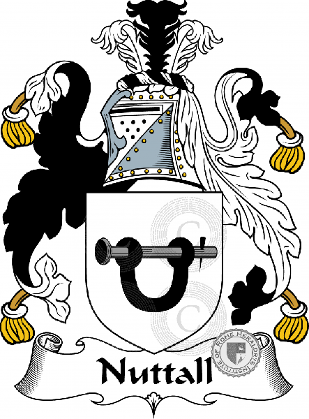 Coat of arms of family Nuttall
