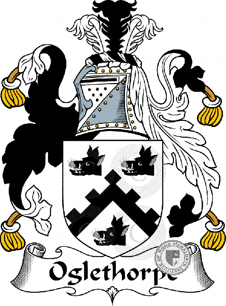 Wappen der Familie Oglethorpe