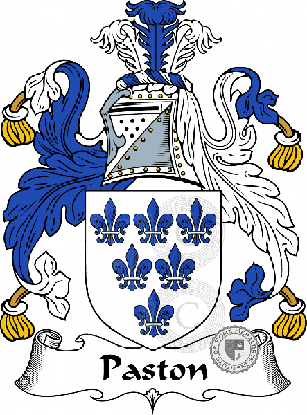 Wappen der Familie Paston