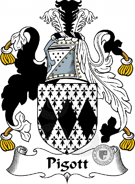 Wappen der Familie Pigott