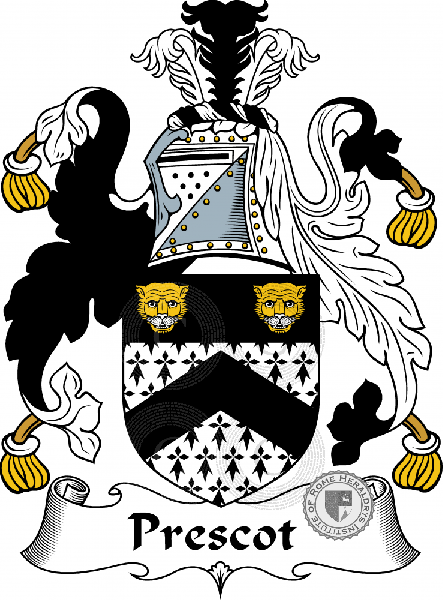 Wappen der Familie Prescot