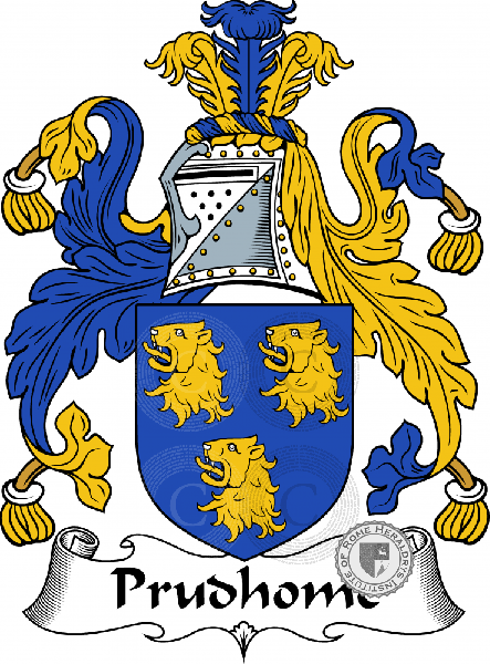 Escudo de la familia Prudhome