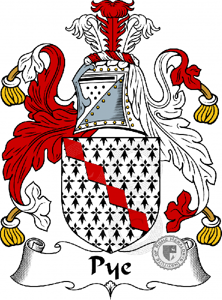 Wappen der Familie Pye