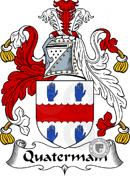 Coat of arms of family Quatermain