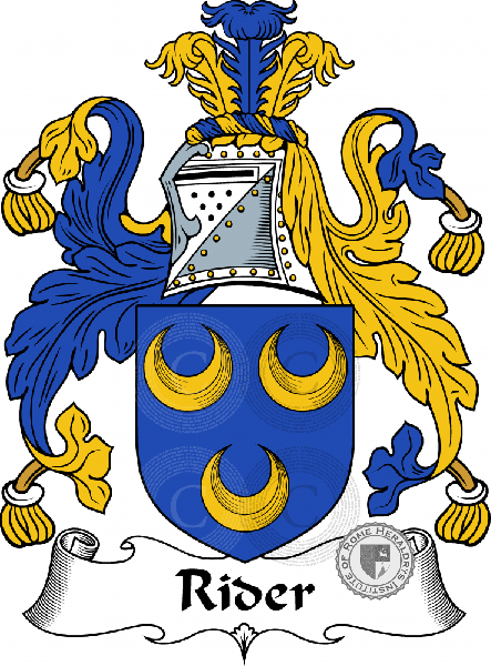 Coat of arms of family Rider