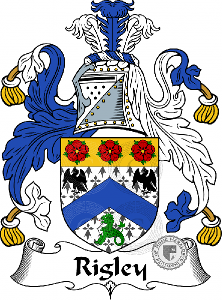 Coat of arms of family Rigley