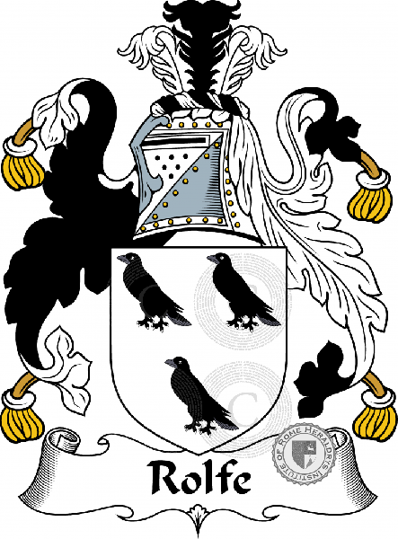 Coat of arms of family Rolfe