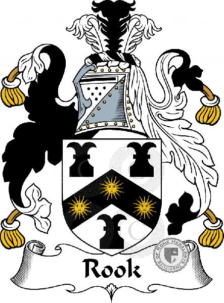 Coat of arms of family Rook