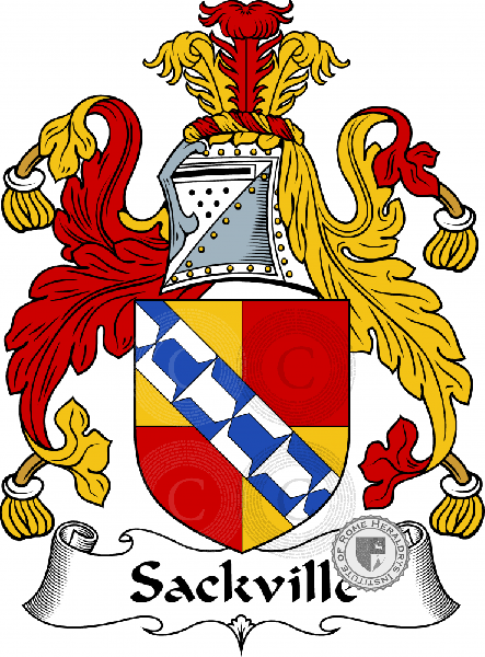 Coat of arms of family Sackville