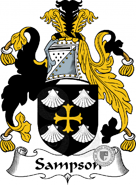 Coat of arms of family Sampson