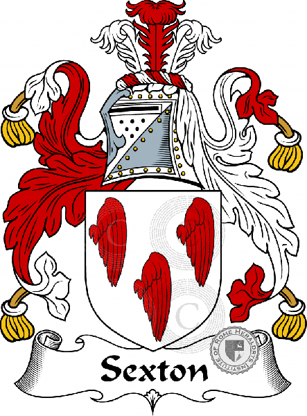 Coat of arms of family Saxton