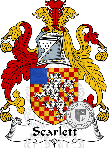 Coat of arms of family Scarlett