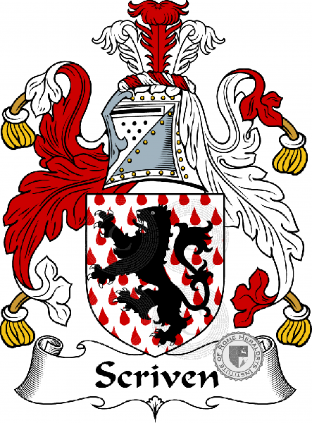 Coat of arms of family Scriven