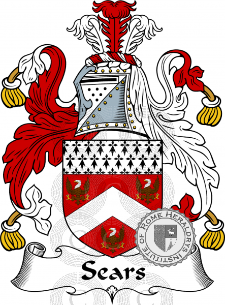 Coat of arms of family Sears