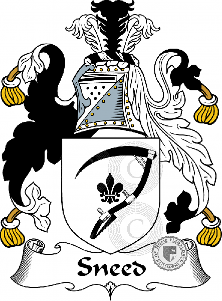 Wappen der Familie Sneyd