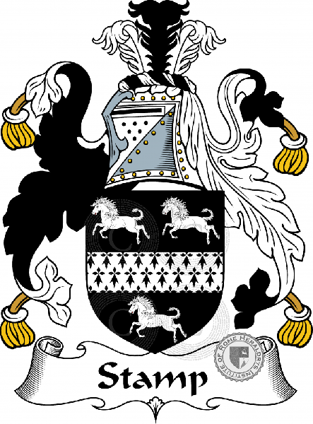 Coat of arms of family Stamp