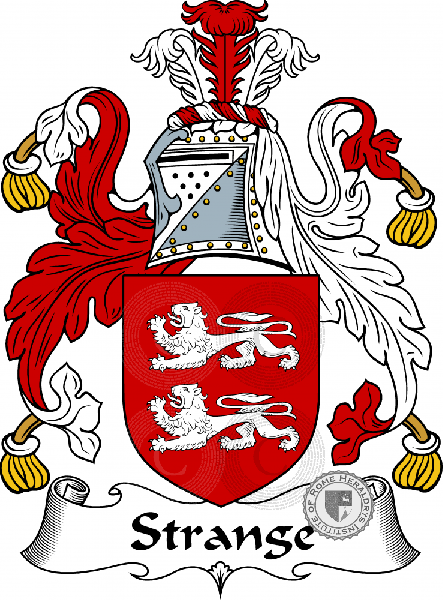 Coat of arms of family Strange
