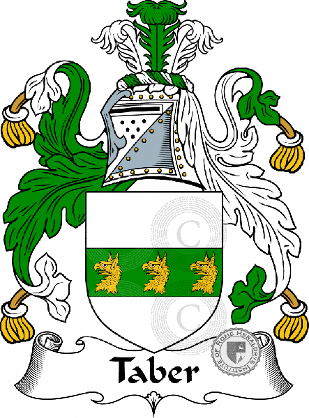 Coat of arms of family Taber
