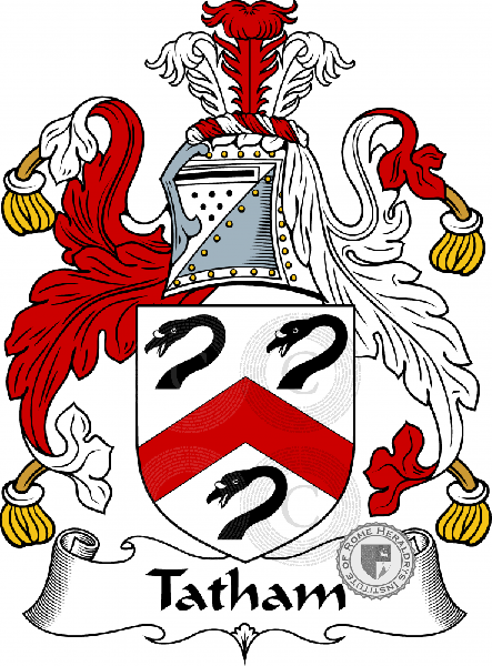 Coat of arms of family Tatham