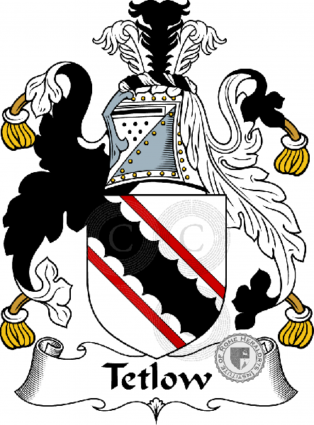 Coat of arms of family Tetlow