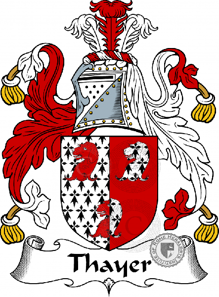 Wappen der Familie Thayer
